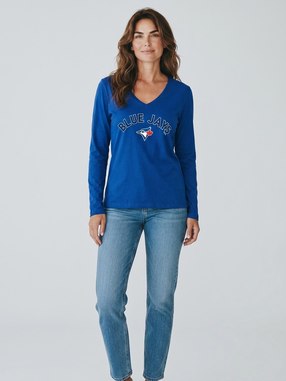 Women’s Fanatics Blue Jays Ernie ‘22’ Long Sleeve Tee